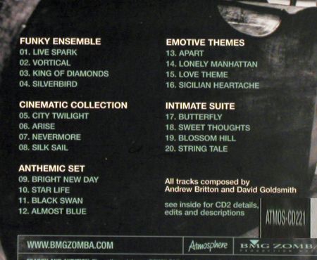 V.A.Library Atmos: 8CDs aus Nr.213-221,frLibrary,2*2CD, Atmos (2005-2006)(ATMOS CD 2**), A(UK),Digi,  - 8CD - Z190 - 12,00 Euro