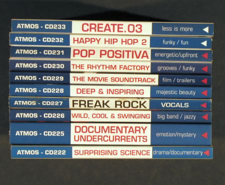 V.A.Library Atmos: 10CDs ausNr.222-233,frLibrary,1*2CD, Atmos (2006-2007)(ATMOS CD 2**), A(UK),Digi,  - 10CD - Z191 - 15,00 Euro