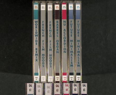 V.A.Library Galerie: 7CD Nr.61-65, fr.Library,62,65*2, Galerie(GAL 6*), EU, 2003 - 7CD - Z192 - 7,50 Euro