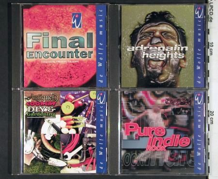V.A.Library de Wolfe: 10CD aus 0240-0252, fr. Archives, de Wolfe(DWCD 02**), UK, 1998 - 10CD - Z193 - 15,00 Euro