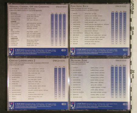 V.A.Library de Wolfe: 10CD aus 0240-0252, fr. Archives, de Wolfe(DWCD 02**), UK, 1998 - 10CD - Z193 - 15,00 Euro