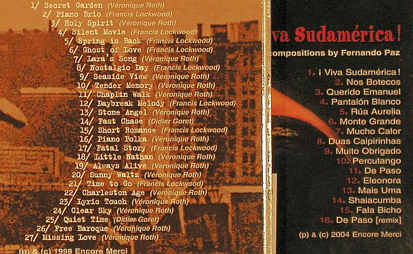 V.A.Library Encore Merci: 5CDs Nr.12,16,27,31,38, fr.Archives, Encore Merci (1997-2007)(EM 52**), EU, Digi,  - 5CD - Z194 - 7,50 Euro