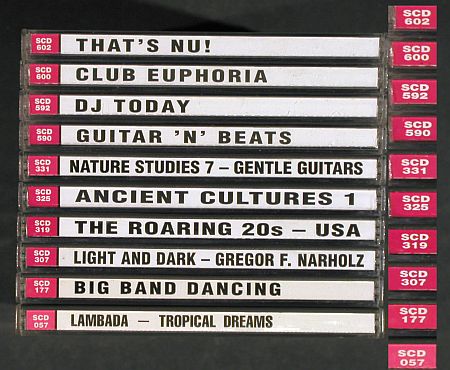 V.A.Library Sonoton: 10CDs aus Nr.SCD 057-602,frArchives, Sonoton(1990-2004)(SCD ***), D,  - 10CD - Z195 - 15,00 Euro