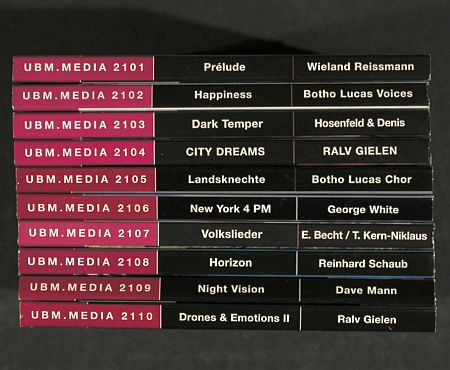 V.A.Library UBM Media: 10CD Nr.UBM 2101-2110, fr.Library, Edition UBM(2005-2006)(UBM 21**), D,  - 10CDs - Z199 - 15,00 Euro