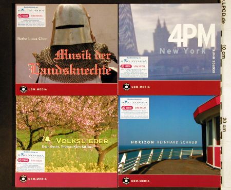 V.A.Library UBM Media: 10CD Nr.UBM 2101-2110, fr.Library, Edition UBM(2005-2006)(UBM 21**), D,  - 10CDs - Z199 - 15,00 Euro