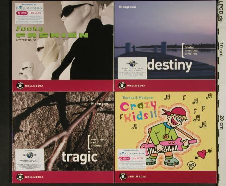 V.A.Library UBM Media: 11CD aus Nr.UBM 2121-2132,frLibrary, Edition UBM (2007-2007)(UBM 21**), D,  - 11CDs - Z201 - 16,50 Euro
