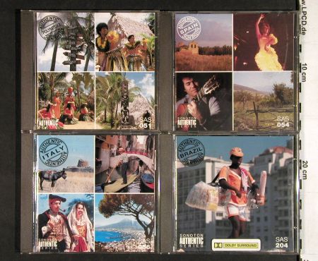 V.A.Library Sonoton Authentic: 12CDs aus Nr.SAS 029-204,frArchives, Sonoton(1990-1996)(SAS ***), D,  - CD*12 - Z203 - 18,00 Euro