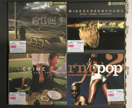 V.A.Library Bruton Music: 24CDs aus Nr.440-469,frLibrary,Digi, Bruton (2005-2008)(BR 4**), EU, 1*2CD,  - CD*24 - Z204 - 36,00 Euro
