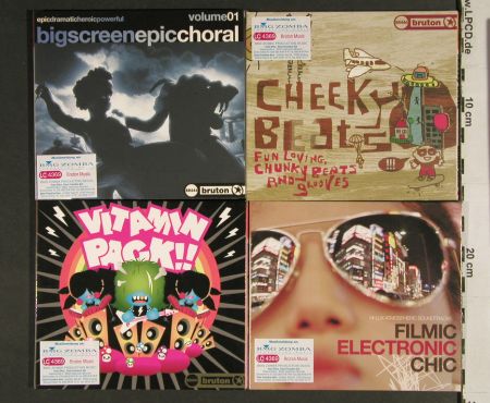 V.A.Library Bruton Music: 24CDs aus Nr.440-469,frLibrary,Digi, Bruton (2005-2008)(BR 4**), EU, 1*2CD,  - CD*24 - Z204 - 36,00 Euro