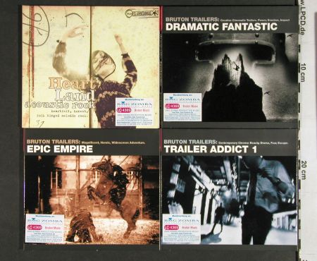 V.A.Library Bruton Music: 24CDs aus Nr.440-469,frLibrary,Digi, Bruton (2005-2008)(BR 4**), EU, 1*2CD,  - CD*24 - Z204 - 36,00 Euro