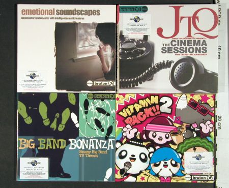 V.A.Library Bruton Music: 24CDs aus Nr.440-469,frLibrary,Digi, Bruton (2005-2008)(BR 4**), EU, 1*2CD,  - CD*24 - Z204 - 36,00 Euro