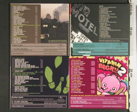 V.A.Library Bruton Music: 24CDs aus Nr.440-469,frLibrary,Digi, Bruton (2005-2008)(BR 4**), EU, 1*2CD,  - CD*24 - Z204 - 36,00 Euro