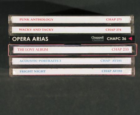 V.A.Library Chappel: 6CDs aus verschiedenen Serien,1*2CD, Chappell(CHAP ***), 1*Schuber,  - CD*6 - Z206 - 9,00 Euro