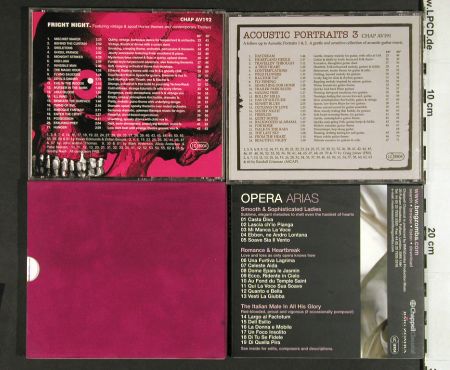V.A.Library Chappel: 6CDs aus verschiedenen Serien,1*2CD, Chappell(CHAP ***), 1*Schuber,  - CD*6 - Z206 - 9,00 Euro