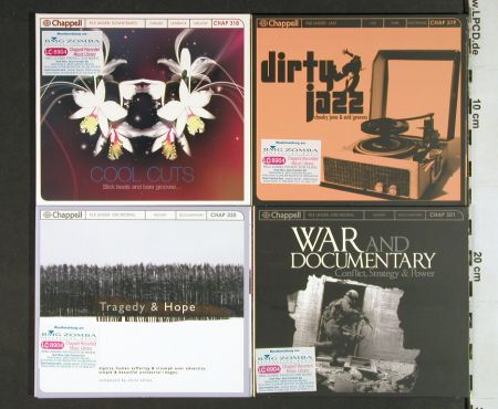 V.A.Library Chappell: 18CDs aus Nr.311-334, from Library, Chappell (2005-2007)(CHAP 3**), UK, Digi,  - 18*CD - Z207 - 27,00 Euro