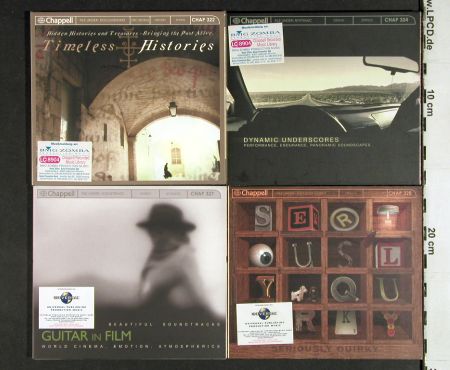 V.A.Library Chappell: 18CDs aus Nr.311-334, from Library, Chappell (2005-2007)(CHAP 3**), UK, Digi,  - 18*CD - Z207 - 27,00 Euro
