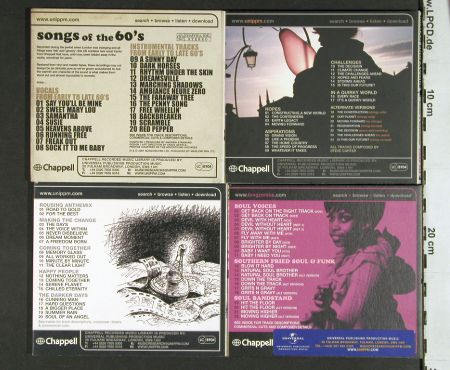 V.A.Library Chappell: 18CDs aus Nr.311-334, from Library, Chappell (2005-2007)(CHAP 3**), UK, Digi,  - 18*CD - Z207 - 27,00 Euro