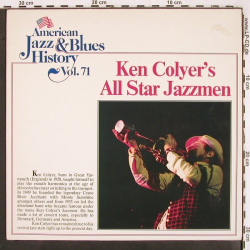 Colyer,Ken - All Star Jazzmen: Same, Vol.71, m /vg+, Tobacco Road (B/2571), D Typ: LP Best.-Nr.: V3066 Preis: 6,00 Euro