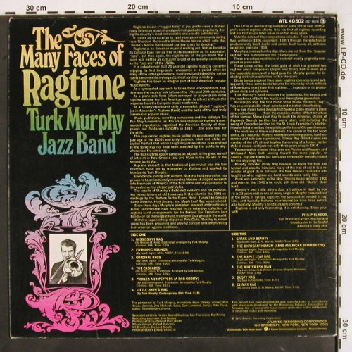 Turk Murphy Jazzband: The Many Faces of, Atlantic(ATL 40 502), D, 1972 - LP - V3185 - 9,00 Euro