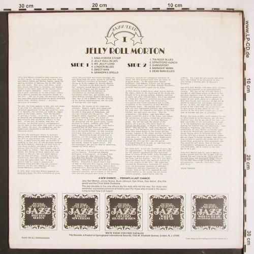 Morton,Jelly Roll: Jazz Trip, Piano Roll Solos, Trip(JT-1), US, 1973 - LP - V3608 - 9,00 Euro