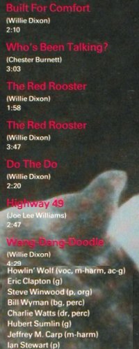 Howlin'Wolf: The London H.W.Sessions (1970), Amiga (8 56 242), DDR, 1986 Typ: LP Best.-Nr.: V4509 Preis: 9,00 Euro