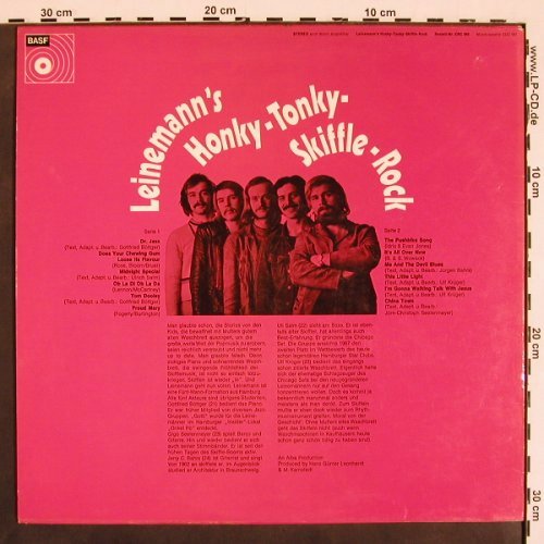 Leinemann: Honky Tonky Skiffle Rock, vg+/m-, BASF (CRC 060), D Typ: LP Best.-Nr.: V4515 Preis: 7,50 Euro