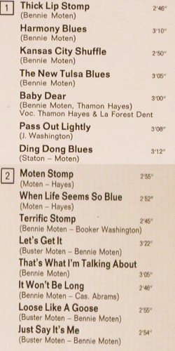 Moten,Benni  and his Orchestra: Jazz Star Serie No.17,Vol.2,1926-29, RCA Victor (LPM 10 122), D, m-/vg+ Typ: LP Best.-Nr.: V4682 Preis: 6,00 Euro