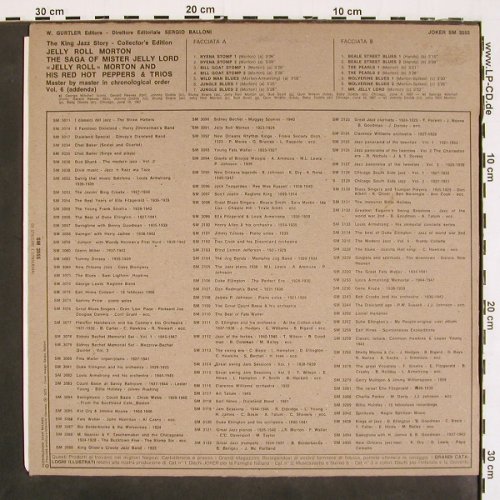 Morton,Jelly Roll: The Saga of Mister Jelly Lord (6), Joker (SM 3555), I, 1973 Typ: LP Best.-Nr.: V4684 Preis: 7,50 Euro