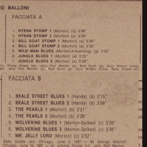 Morton,Jelly Roll: The Saga of Mister Jelly Lord (6), Joker (SM 3555), I, 1973 Typ: LP Best.-Nr.: V4684 Preis: 7,50 Euro