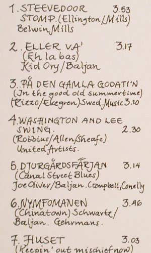 Ljungby Jazz Uti Baljan Boys: Mera Jazz I Baljan, Baljan (20), S, 1982 Typ: LP Best.-Nr.: V4750 Preis: 7,50 Euro