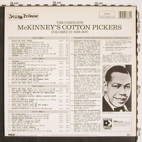 Mc Kinney's Cotton Pickers: Vol.1/2  (1928-1929), Foc, RCA (NL89766(2)), D, 1986 Typ: 2LP Best.-Nr.: V4763 Preis: 9,00 Euro