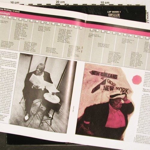 Rushing,Jimmy: The Blues & Jazz Odyssey,Bookl.42S, CBS (LSP 980686-1), E, m /vg+, 1988 Typ: LP Best.-Nr.: V5021 Preis: 6,00 Euro