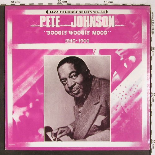 Johnson,Pete: Boogie Woogie Mood, 1940-44, FS-New, MCA (MCA-1333), US, sealed, 1980 Typ: LP Best.-Nr.: V6907 Preis: 20,00 Euro.