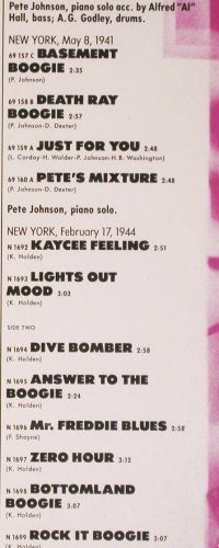 Johnson,Pete: Boogie Woogie Mood, 1940-44, FS-New, MCA (MCA-1333), US, sealed, 1980 Typ: LP Best.-Nr.: V6907 Preis: 20,00 Euro.