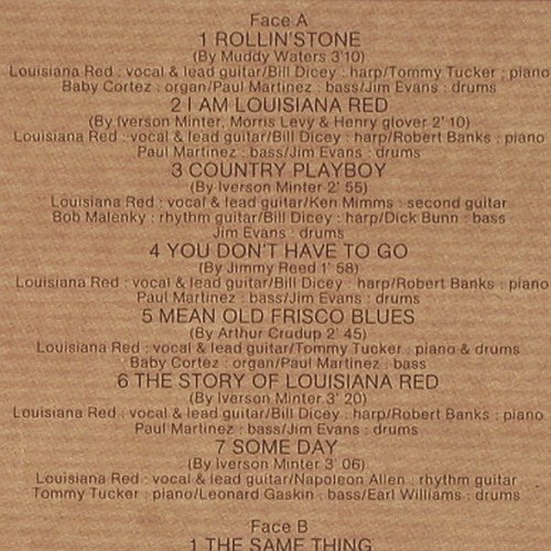 Louisiana Red: Sings the Blues, Blues Power No.11, Atlantic (40 436), F, m-&sol;vg+, 1975 Typ: LP Best.-Nr.: V7031 Preis: 20,00 Euro.