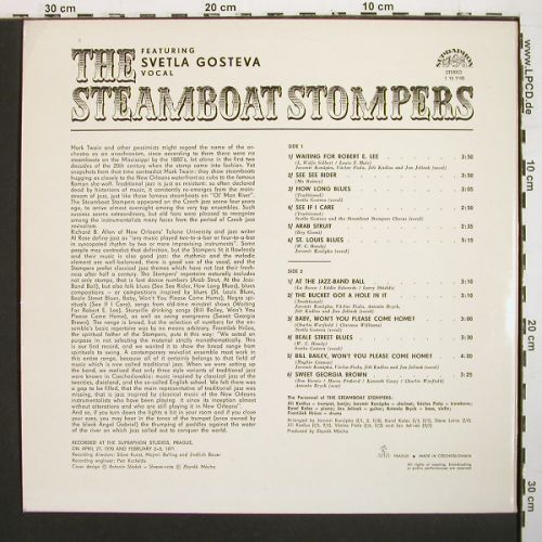 Steamboat Stompers: feat. Svetla Gosteva, Supraphon (1 15 1100), CZ, 1971 Typ: LP Best.-Nr.: V7542 Preis: 7,50 Euro.