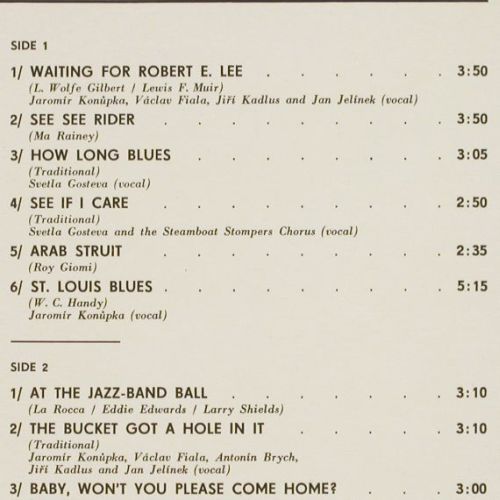 Steamboat Stompers: feat. Svetla Gosteva, Supraphon (1 15 1100), CZ, 1971 Typ: LP Best.-Nr.: V7542 Preis: 7,50 Euro.