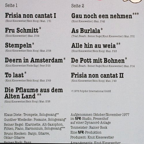 Labskaus: Gau noch een nehmen (plattd. Dixie), Polydor(2371 864), D, 1978 - LP - Y4074 - 6,00 Euro