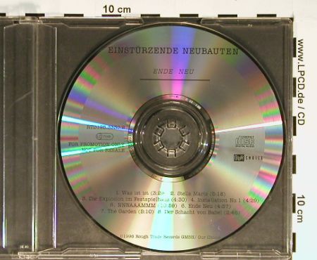 Einst&uuml;rzende Neubauten: Ende Neu, 8 Tr. Promo, No Bookl.VG+, RTD(195.3330.2), playable, 1996 - CD - 84472 - 20,00 Euro