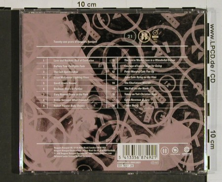 V.A.Twenty-One Years Of BBQ: Beggars Banquet, 18 Tr., BBQ(BB SAM CD 1), , 1998 - CD - 84520 - 6,00 Euro