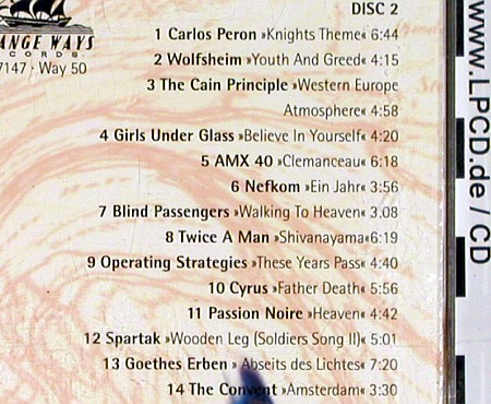 V.A.The Ship 2: 30 Tr. (Peron, Wofsheim., AMX40...), Indigo(1150-2), D,  - 2CD - 84521 - 5,00 Euro