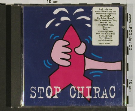 V.A.Stop Chirac: Ärzte,TotenHosen..Schluchten Broth., RCA(74321 32091-2), D, 20 Tr., 1995 - CD - 84522 - 5,00 Euro
