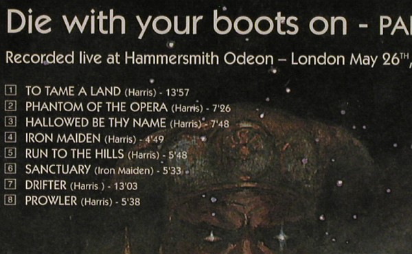 Iron Maiden: Die with your boots on,Part 1+2,'83, Golden Stars/On The Road(GSCD 1080/1081), I, LikeNew, 1991 - CD*2 - 84525 - 40,00 Euro