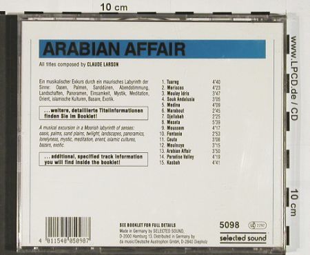 Larson,Claude: Arabian Affair, Selected Sound(5098), D, 1991 - CD - 84484 - 10,00 Euro