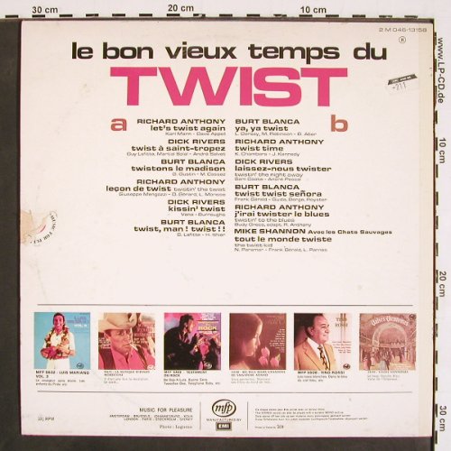 V.A.Twist! - le bon vieux temps du: Dick Rivers, Burt Blanca, R.Anthony, MFP (2M 046-13158), F,vg+/vg+ Typ: LP Best.-Nr.: V4734 Preis: 7,50 Euro