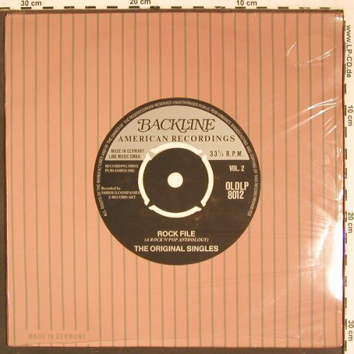 V.A.Rock File -Vol.2: The Original Singles, FS-New sealed, Line (OLDLP8012DT), D, 1982 Typ: 2LP Best.-Nr.: V5594 Preis: 5,00 Euro