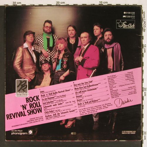 Rudolf Rock & die Schocker: R'n'R Revival Show, m-/vg+, Star Club(9198 028), D, 1979 - LP - V7783 - 6,00 Euro