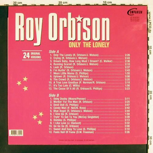 Orbison,Roy: Only The Lonely, Companion(6187051), D, Ri,  - LP - V7784 - 5,00 Euro