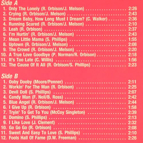 Orbison,Roy: Only The Lonely, Companion(6187051), D, Ri,  - LP - V7784 - 5,00 Euro