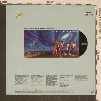Jacksons: Torture, Only Cover, Epic (A-4675), NL, 1984 Typ: Cover Best.-Nr.: T5834 Preis: 3,00 Euro.